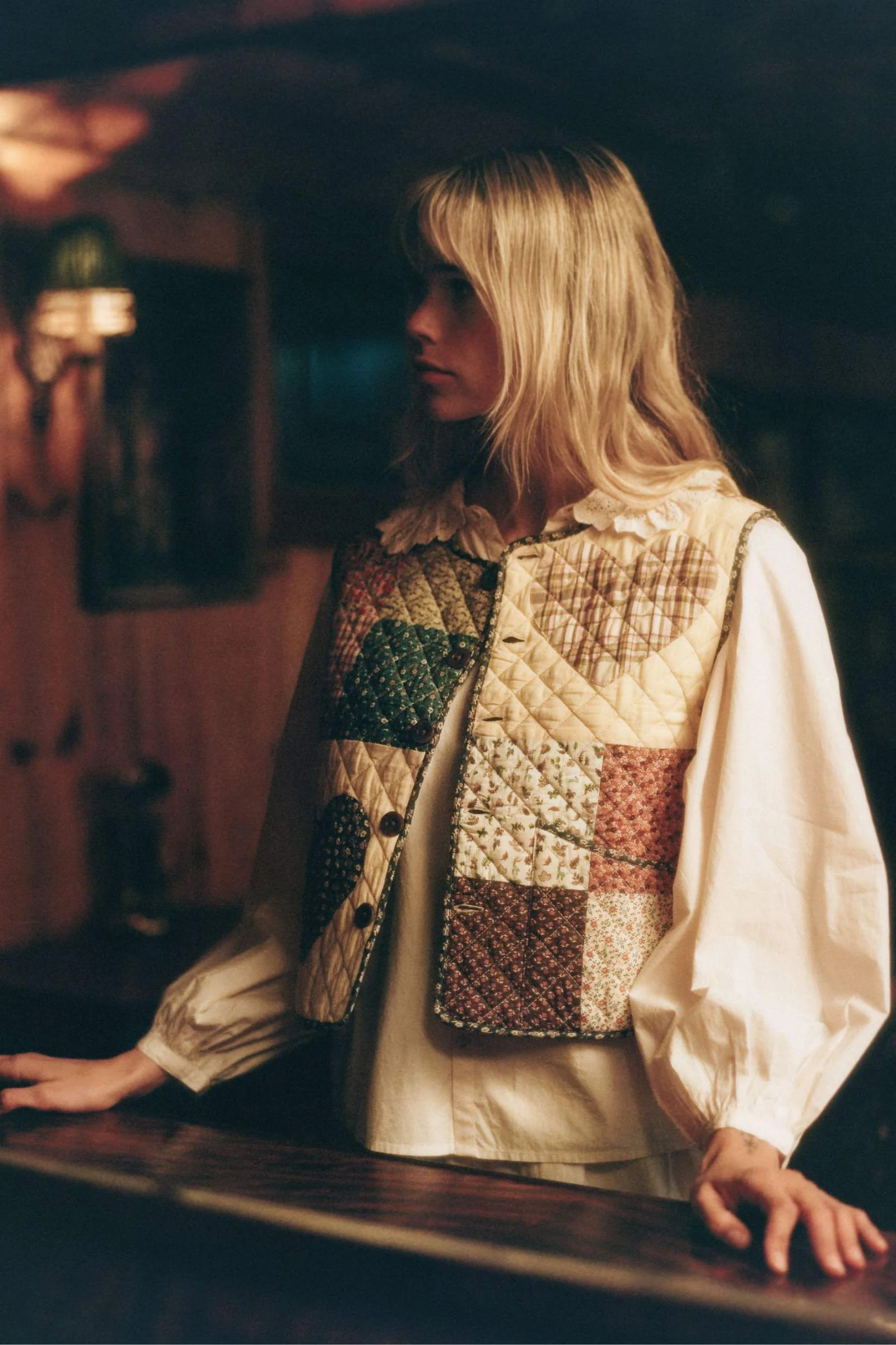 The Ione Vest | Heart Patchwork | Christy Dawn