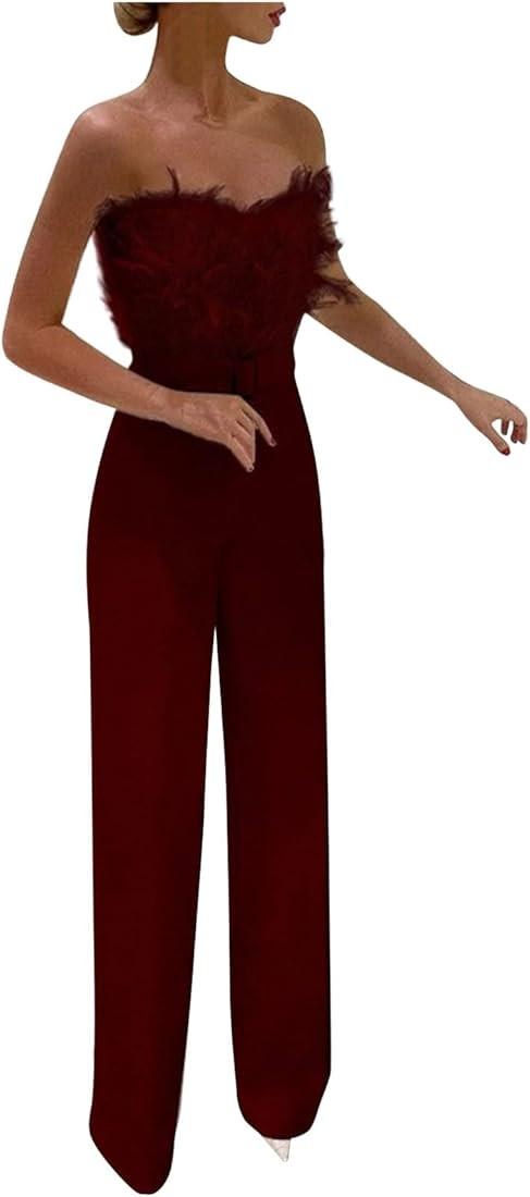 Jumpsuits For Women,Jumpsuit Romper Rompers For Women 2024 Black Jumpsuit Pink Jumpsuits For Wome... | Amazon (US)
