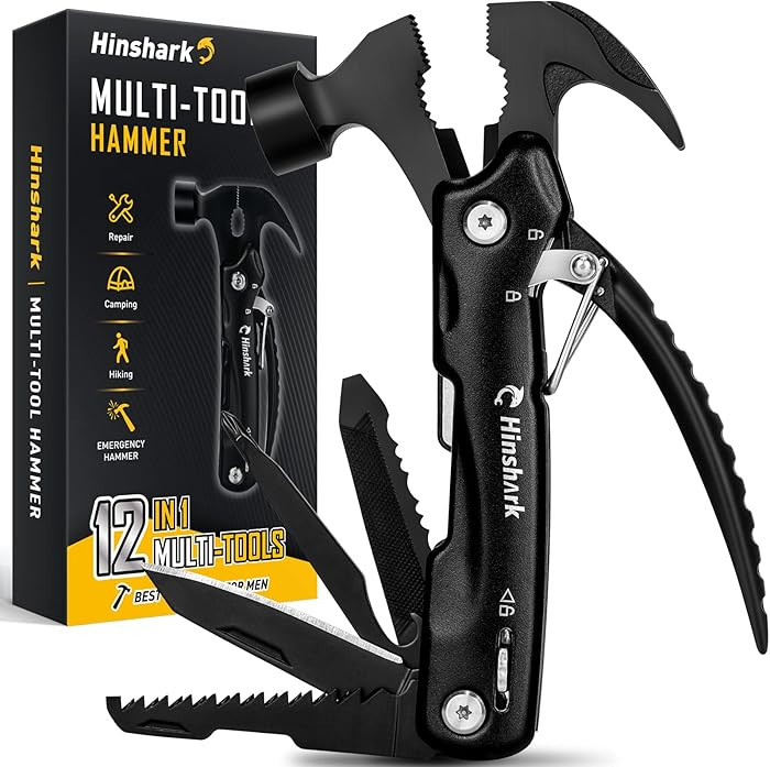 Stocking Stuffers Gifts for Men 12 in 1 Hammer Multitool, Mens Gifts for Christmas, Anniversary B... | Amazon (US)