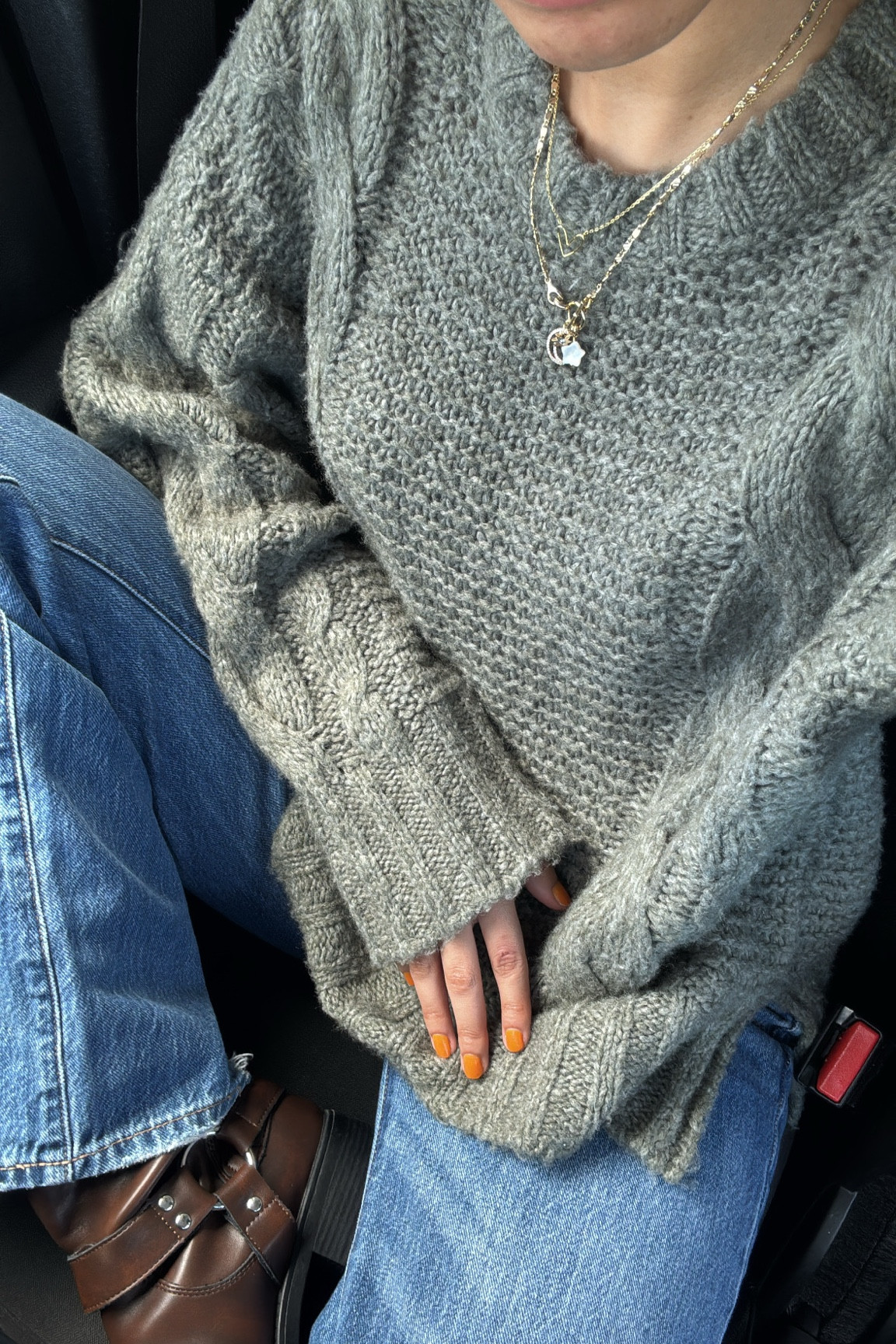 Fall fashion, fall inspo, casual fall outfit inspo, fall outfit ideas, fall fashion, cozy green sweater, green sweater, denim jeans, wide bottom jeans, brown boots, biker boots, gold Jewelery 

#LTKFindsUnder50 #LTKStyleTip #LTKSaleAlert