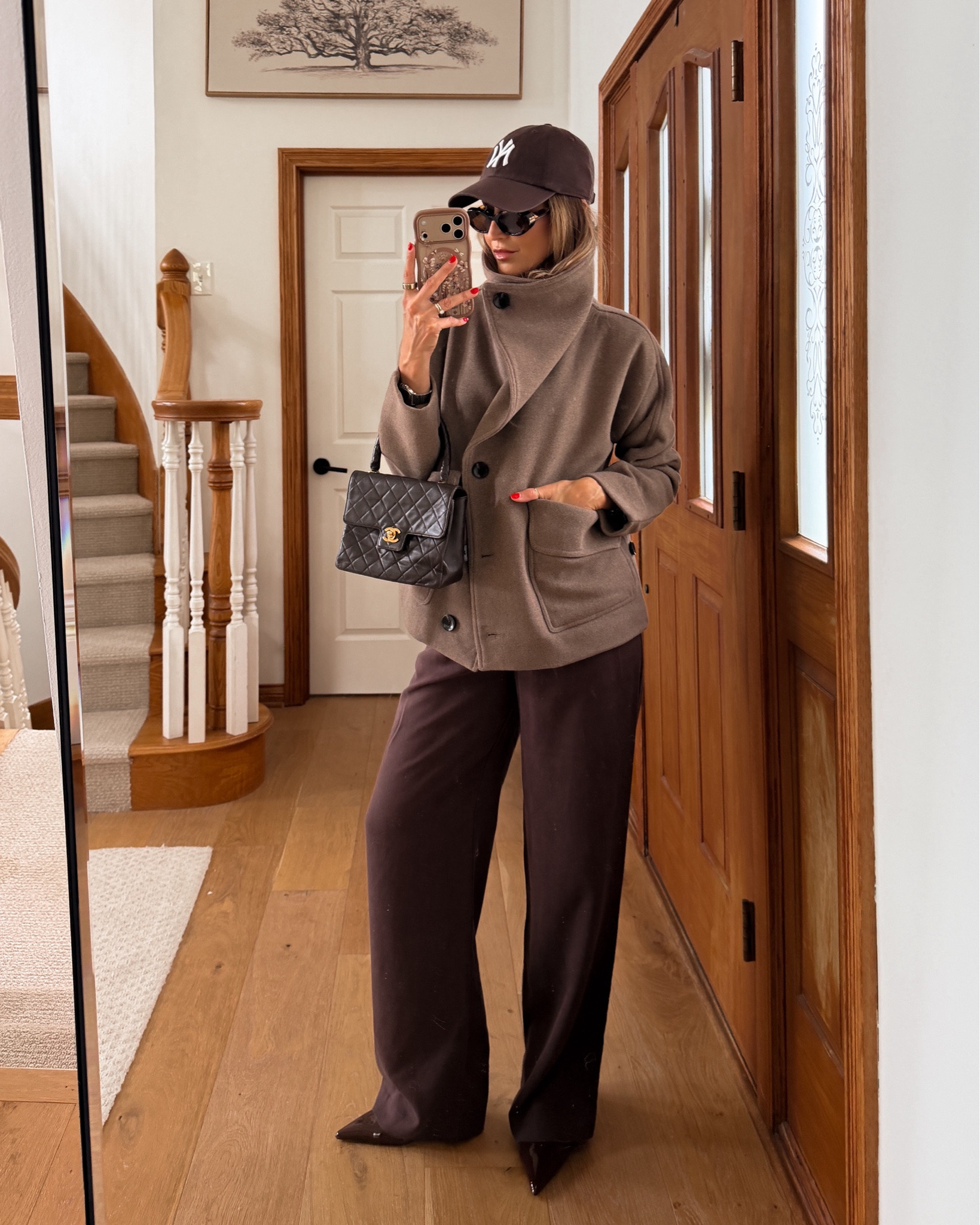 Nordstrom sale: Prettiest funnel neck and buttons are positioned in a way that adds so much interest to this jacket, paired with the reformation pants and cool accessories

#LTKSaleAlert #LTKgrwm #LTKOver40