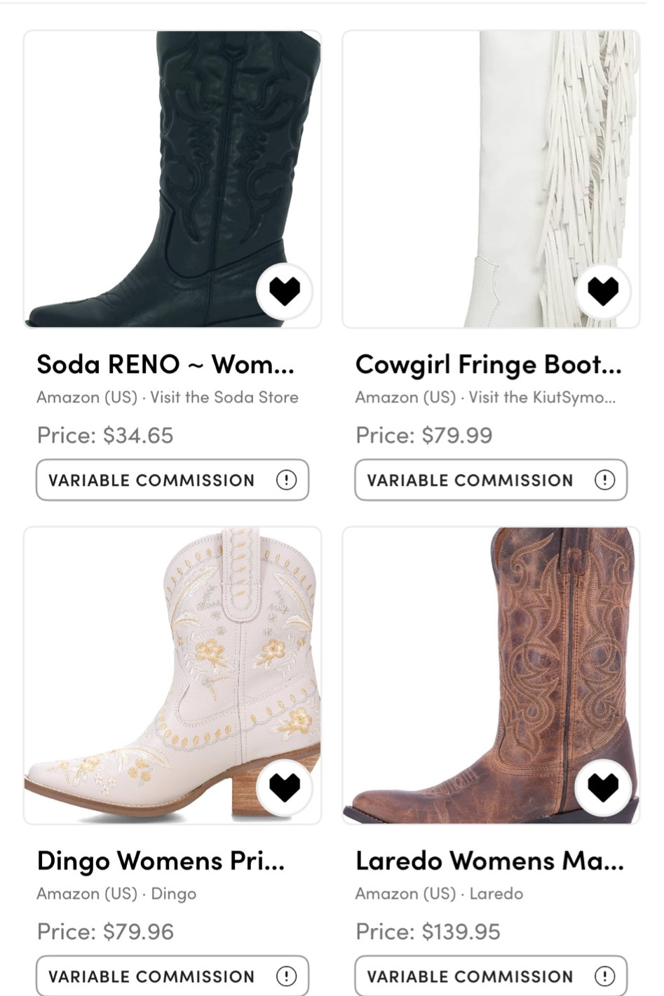 Cowgirl boots
