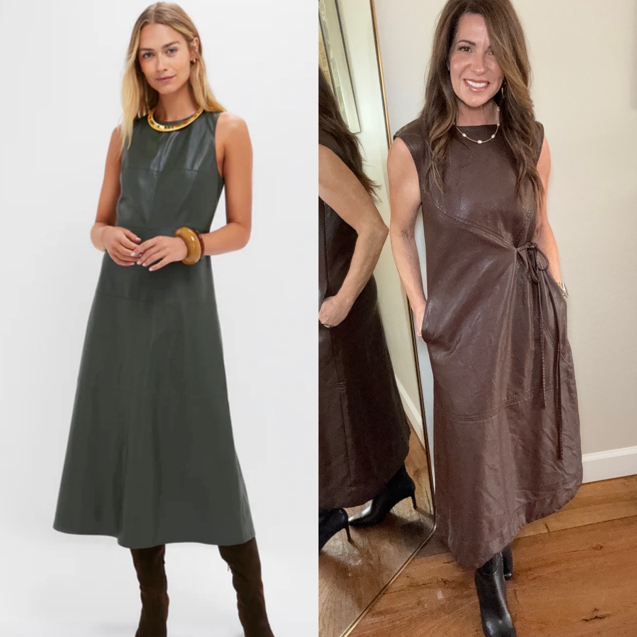 This exact dress is discontinued but I would buy this dark hunter green one SO FAST. 


#LTKOver40 #LTKgrwm #LTKdayinmylife