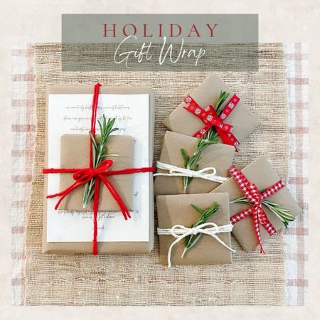 Classic holiday gift wrap ♥️🌿

#LTKSeasonal #LTKHoliday #LTKGiftGuide