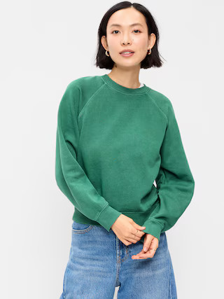 Oversized Raglan Sweatshirt | Old Navy (US)