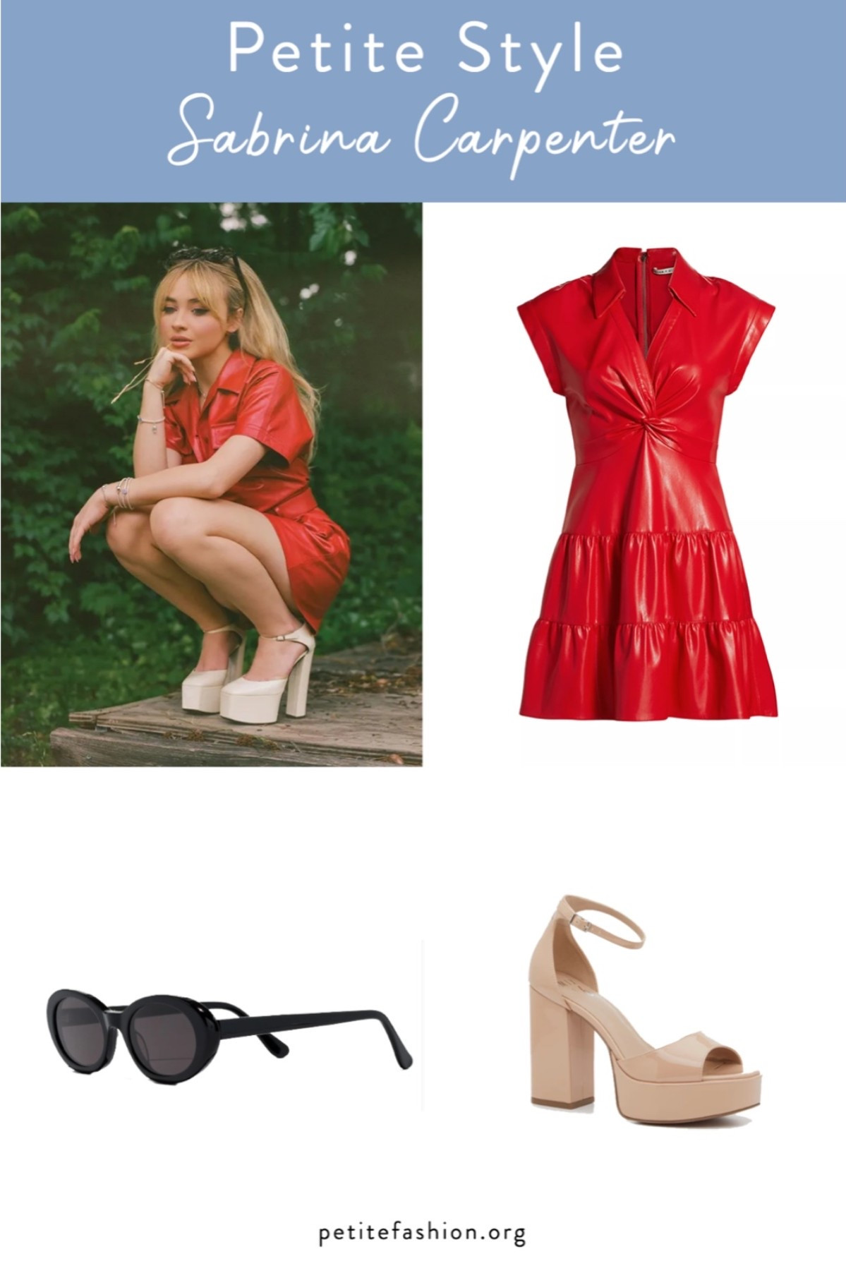 Sabrina Carpenter style 

To add height without compromising comfort, Sabrina often turns to platform heels. These shoes provide the desired elevation while ensuring stability (especially when she’s dancing for an hour on stage).

To recreate the look, invest in neutral-toned platform heels that can be paired with various outfits from casual jeans to evening dresses.​ A neutral color heel ensures you’ll get plenty of wear out of it since it goes with almost any color scheme in your outfit.

#LTKStyleTip #LTKPetite