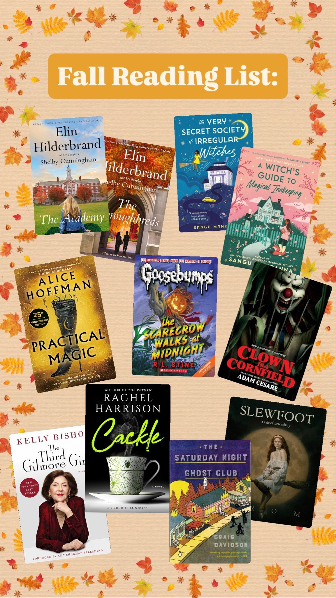 Fall reading list. Fall books. Halloween books. Thriller books. Spooky season. Cozy reads. Book recommendations.

#LTKSeasonal #LTKU