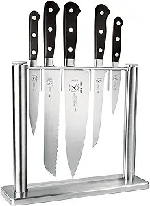 Mercer Culinary M23500 Renaissance 6-Piece Forged Knife Block Set, Tempered Glass Block | Amazon (US)