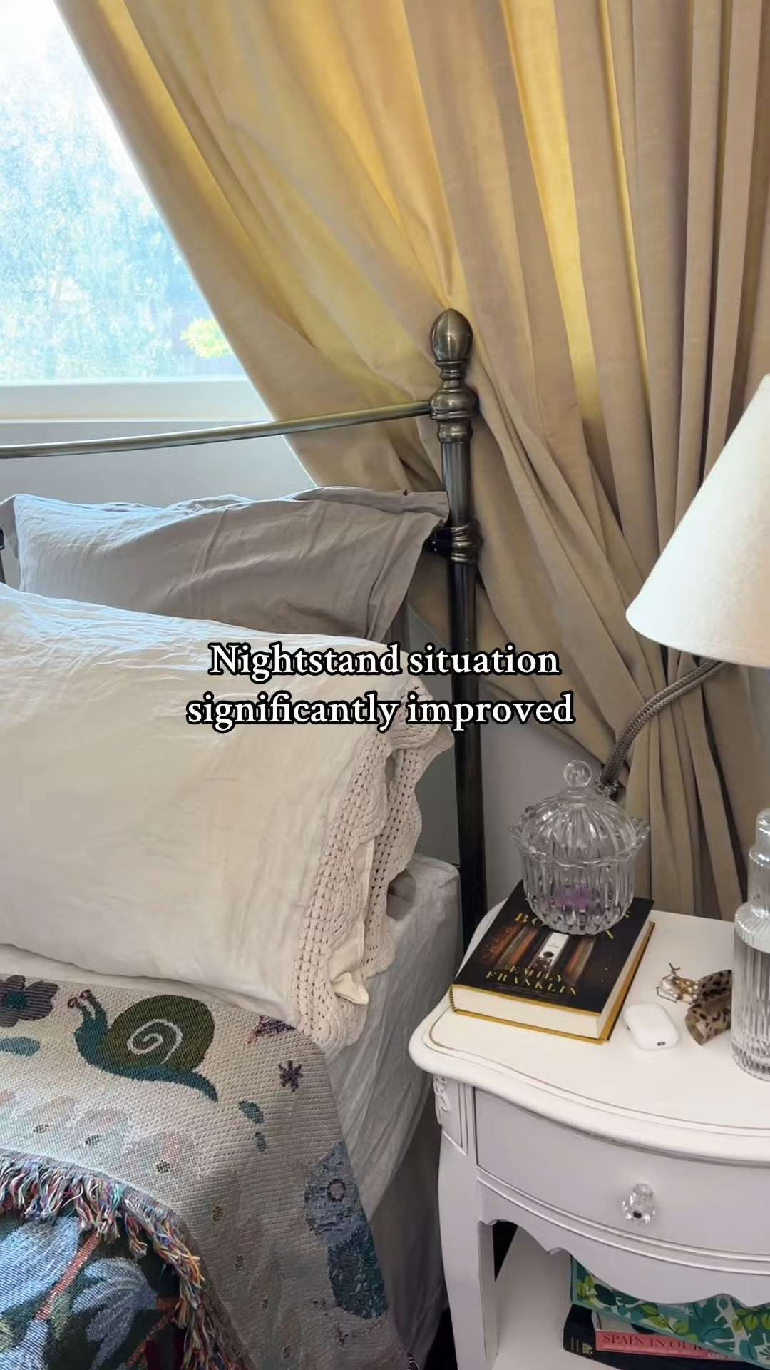 I love having this pretty glass carafe full of water on my nightstand instead of an ugly plastic water bottle. 

 #LTKHome #LTKFindsUnder50 #LTKFindsUnder100