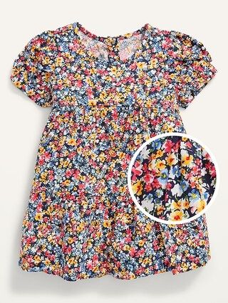 Tiered Floral-Print Swing Dress for Baby | Old Navy (US)