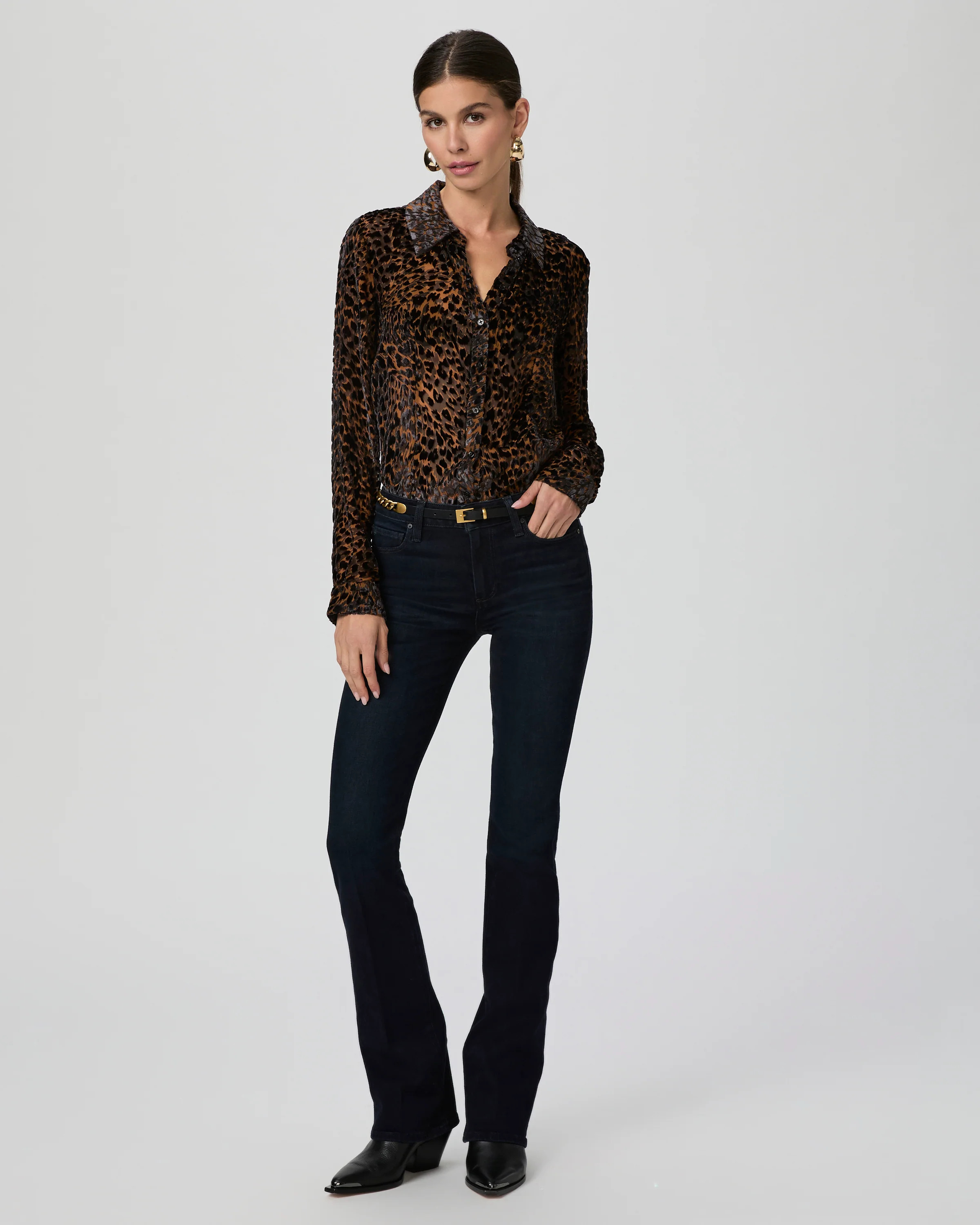 High Rise Manhattan 32" Bootcut Jean | Paige