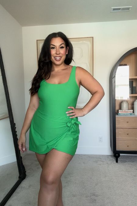 Midsize swimsuit wrap dress from Old navy! Loving this green color this season!

#LTKswim #LTKtravel #LTKstyletip