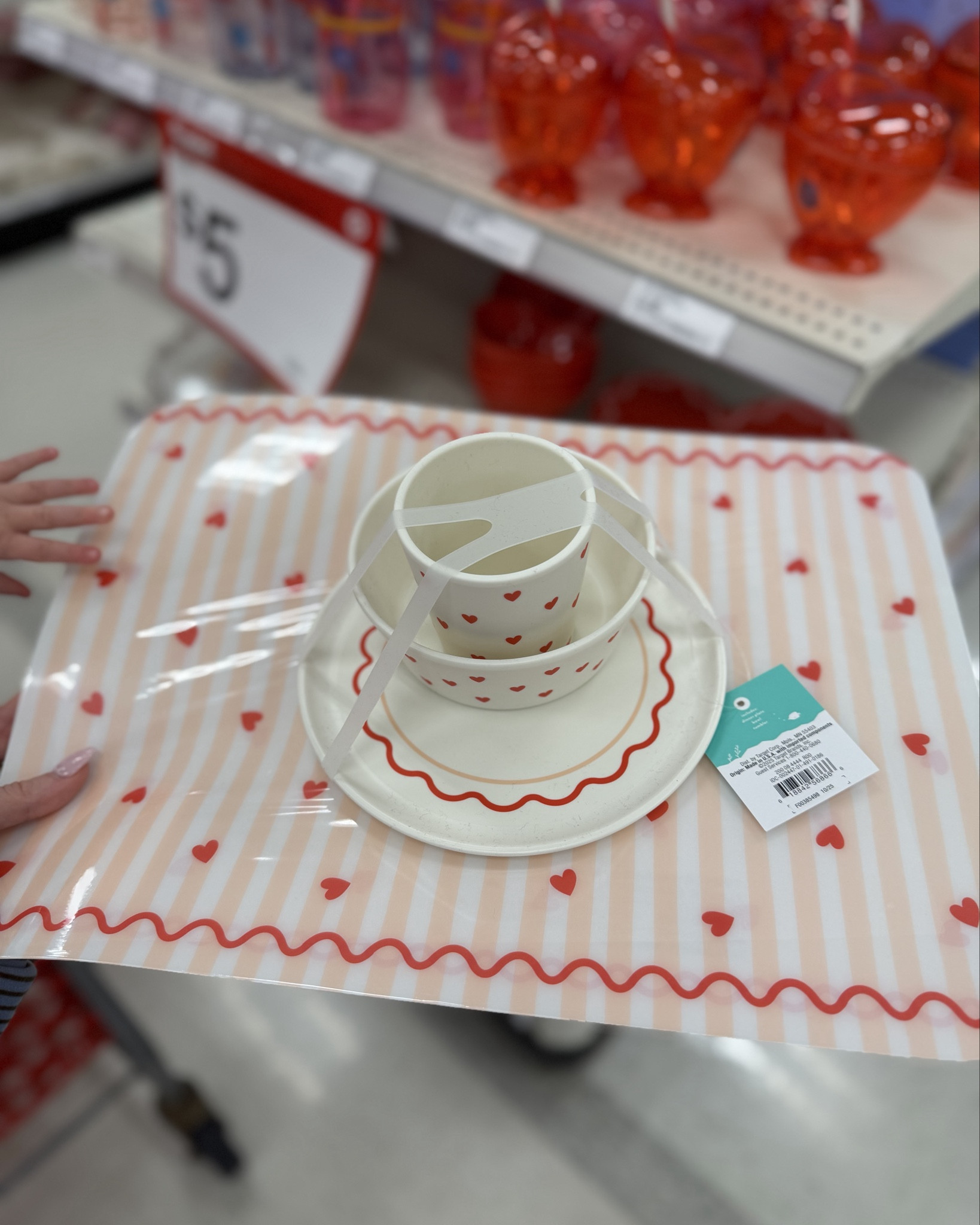 Valentine’s Day little place setting for littles! I grabbed all of this for Evelyn — it’s sooo cute!! Love the placemats!!

Valentines Day, pillow fort plates, hearts, red hearts, toddler plates and cups 

#LTKKids #LTKFindsUnder50 #LTKmomlife
