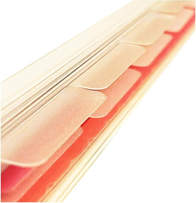 Clear Binder Divider for Discbound Planners \u2013 6 Semi-Transparent Blank Tabs for Letter Size ... | Amazon (US)