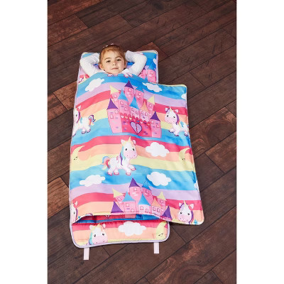 Everyday Kids Unicorn Nap Mat with Removable Pillow – Soft, Roll-Up Sleeping Bag for Kids Ages 3–6 – Great for Preschool, Daycare & Travel | Target