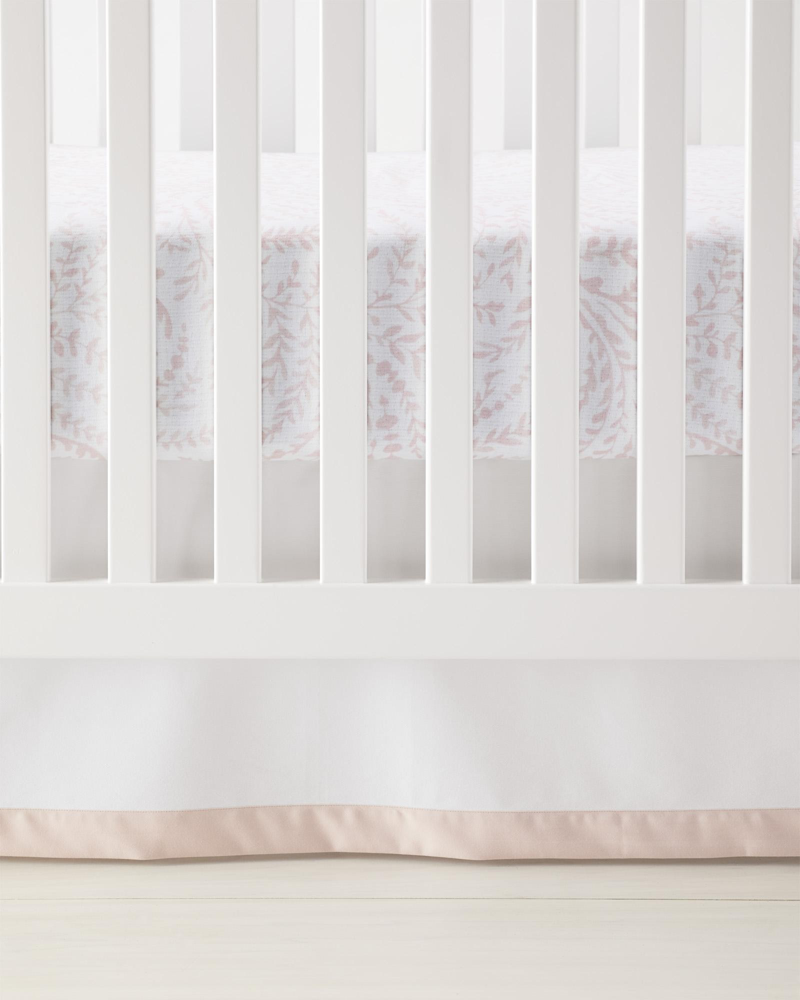 Border Frame Crib Skirt | Serena and Lily