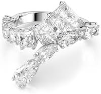 Swarovski Matrix Ring, Mixed Cuts, Clear, Rhodium Finish | Amazon (US)