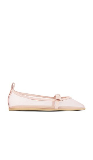 Mesh Mania Bow Flat in Cloud Pink | Revolve Clothing (Global)