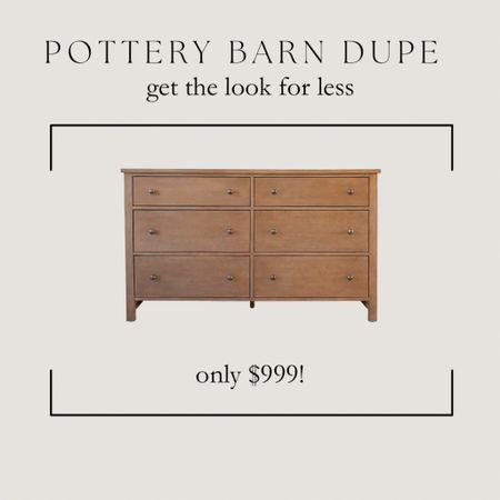 Pottery Barn Dupe Dresser! Only $999 with free shipping. In stock now!!

#LTKsalealert #LTKhome