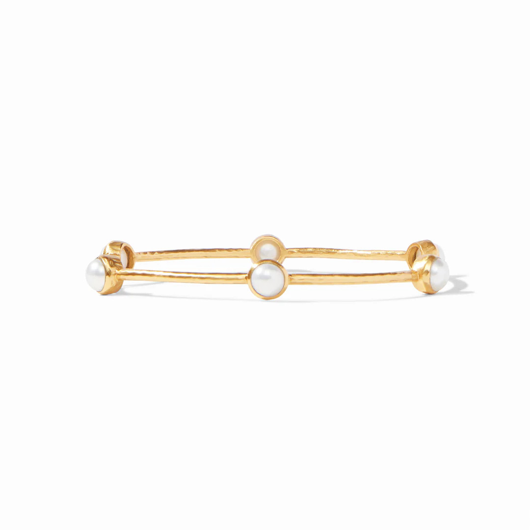 Milano Luxe Pearl Bangle Bracelet | Julie Vos | Julie Vos