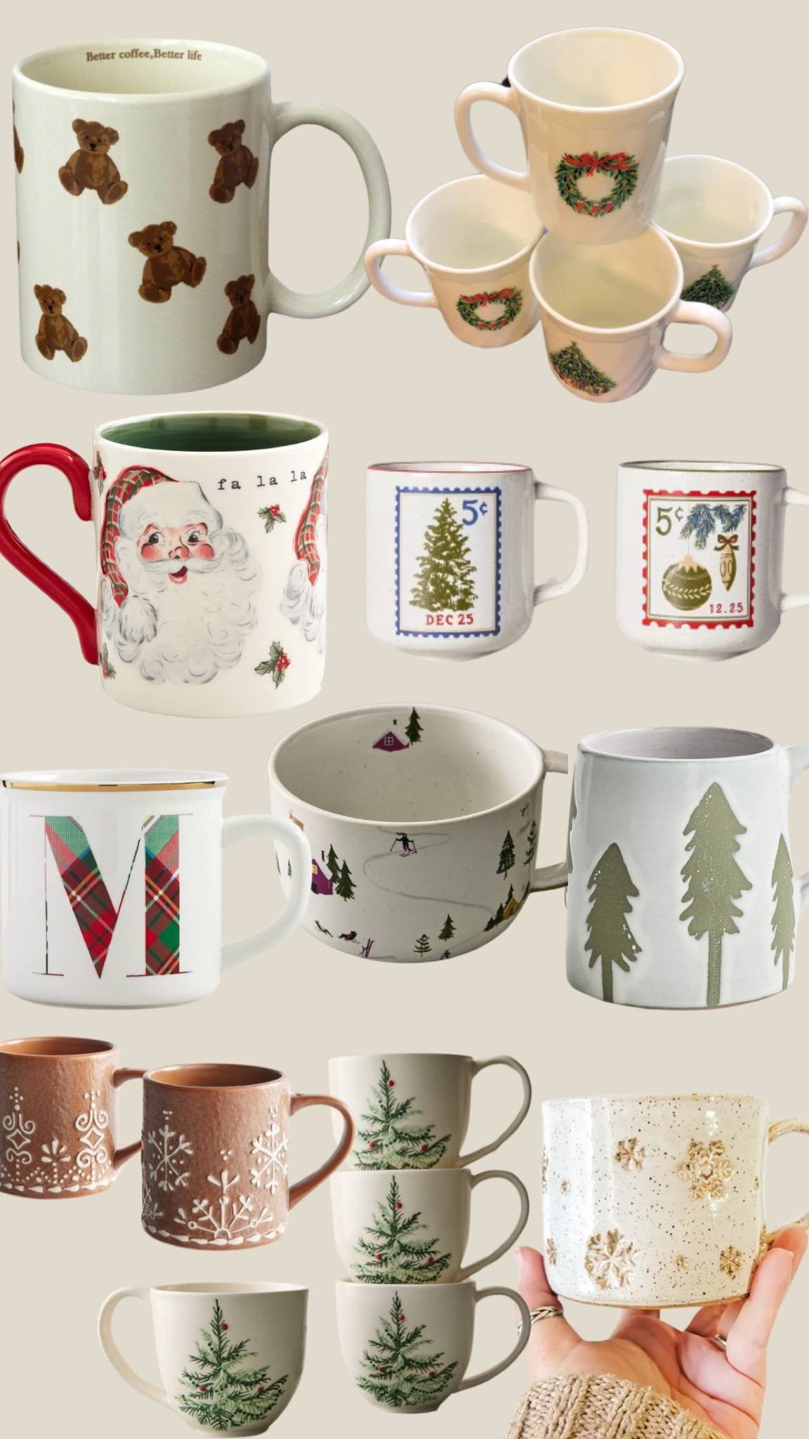 Christmas coffee mugs!!! Classic vintage vibes

#LTKGiftGuide #LTKHome #LTKHoliday