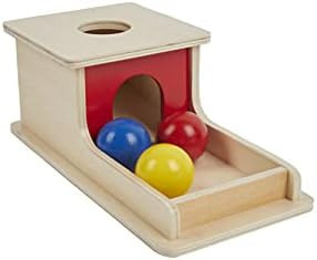 Object Permanence Box with 3 Colorful Balls and Tray Montessori Toys for 6-12 Months Babies Infan... | Amazon (US)