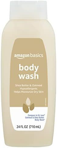 Amazon Basics Shea Butter and Oatmeal Body Wash, 24 fluid ounce, Pack of 1 | Amazon (US)