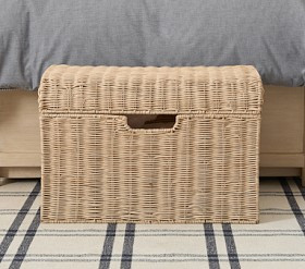 Rattan Storage Chest | Pottery Barn Kids