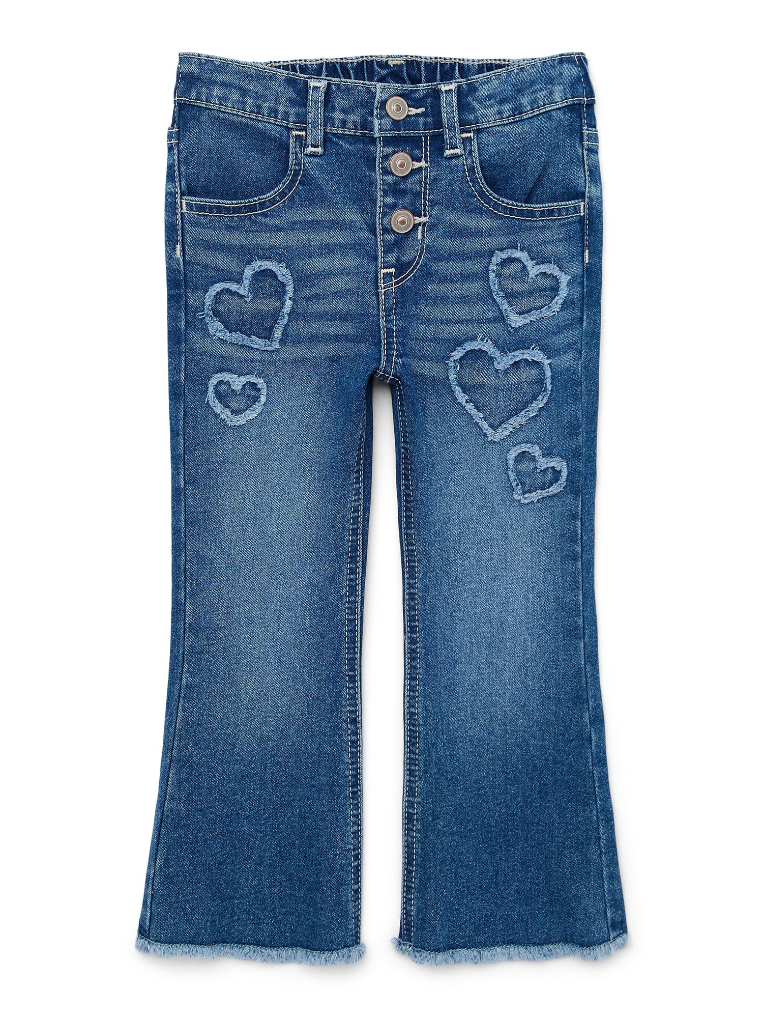 Wonder Nation Toddler Girl Fashion Denim Jeans, Sizes 12M-5T | Walmart (US)