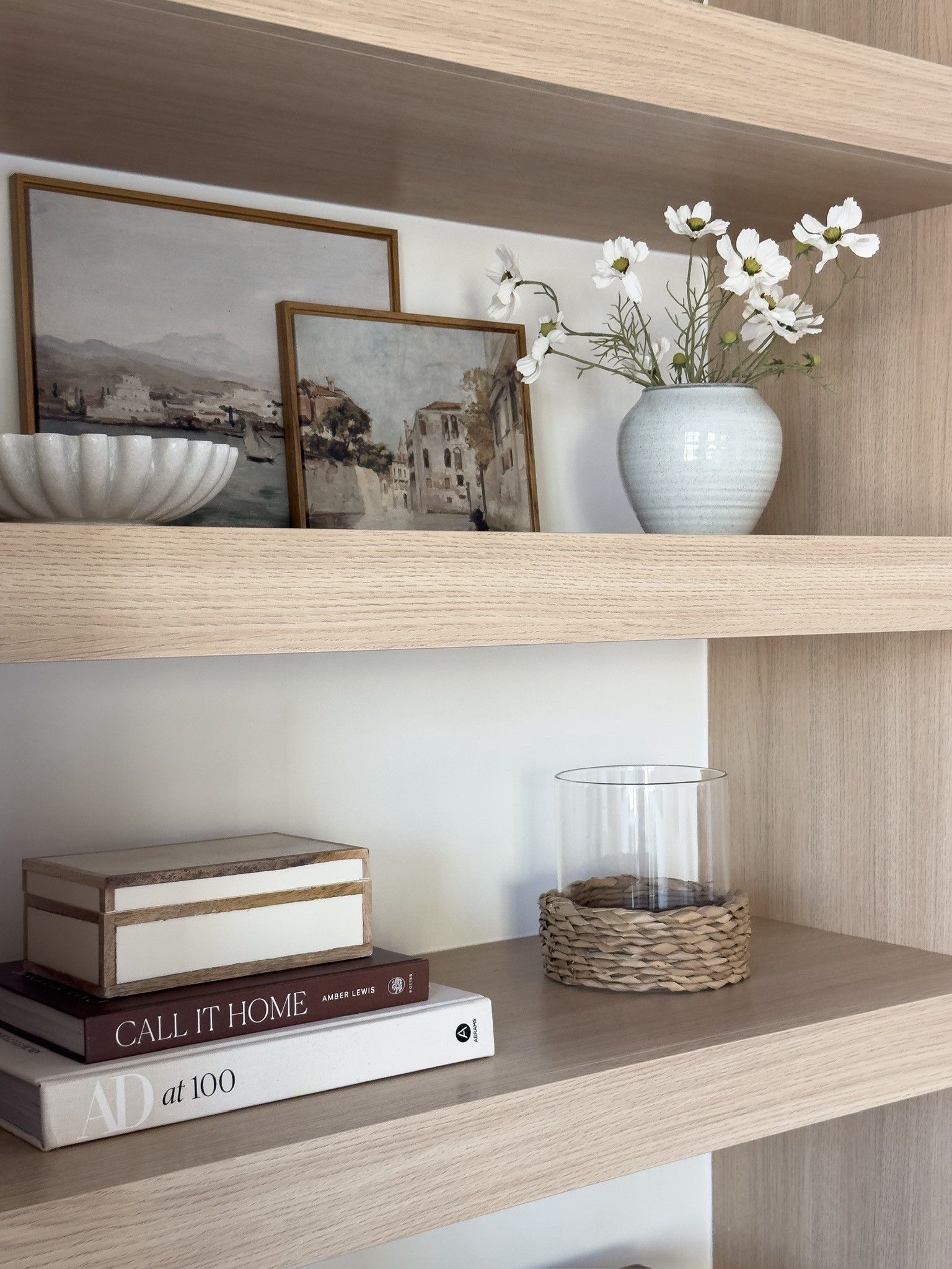 A shelfie moment worth saving — vintage art, layered textures, and those little details that make a house feel like home!!

#LTKSeasonal #LTKStyleTip #LTKHome