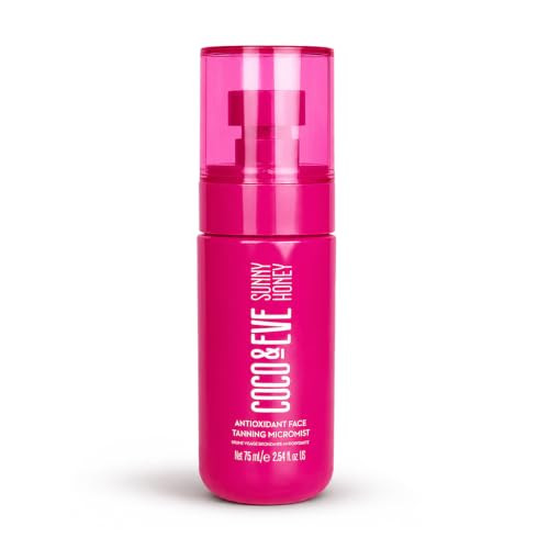 Coco & Eve Face Tanning Micromist – Sunless Facial Self Tanner Ultra Fine Mist for Face, Included Hyaluronic Acid & Antioxidants, Fast-Absorbing, Streak-Free Glow, Vegan & Cruelty-Free 2.54 Fl Oz | Amazon (US)