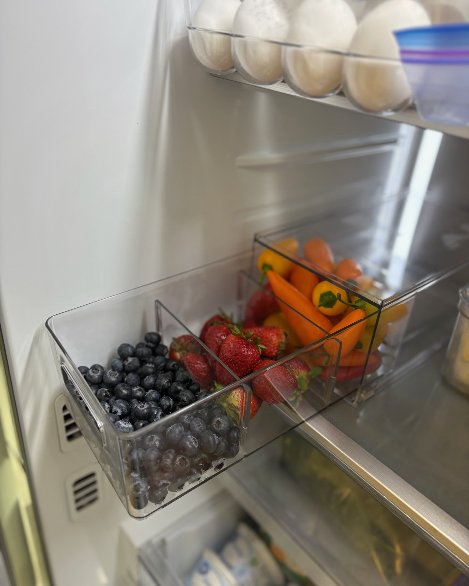 My fruit and veggie organizers in my fridge!

#LTKHome