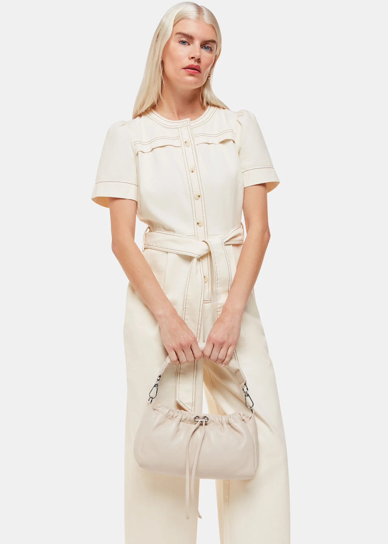 Petite Alana Denim Jumpsuit | Whistles