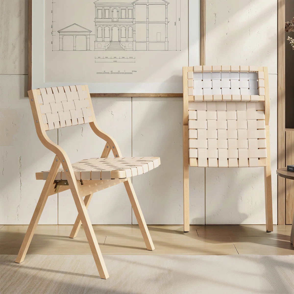 Wooden Indoor Stackable Dining Chairs | Wayfair North America