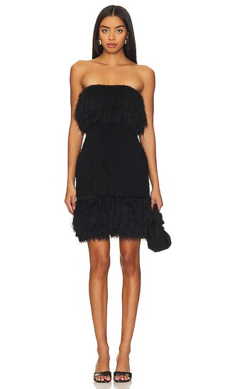 Elsa Sweater Dress in Black | Revolve Clothing (Global)