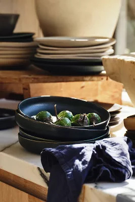 Jasper Portuguese Pasta Bowls, Set of 4 | Anthropologie (US)