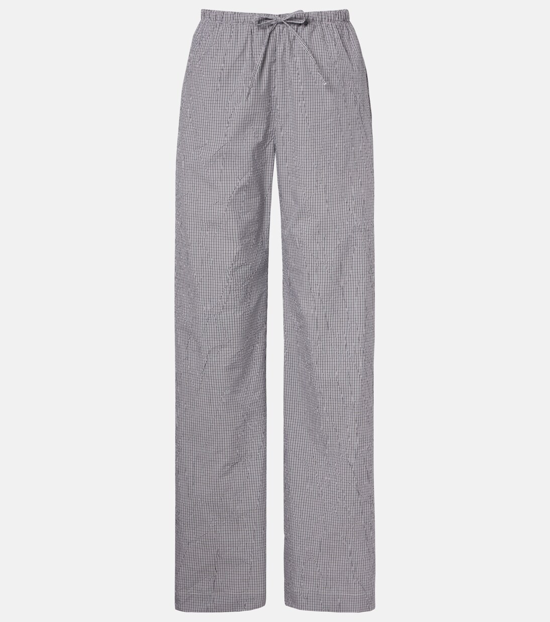 Checked cotton-blend pajama pants | Mytheresa (UK)