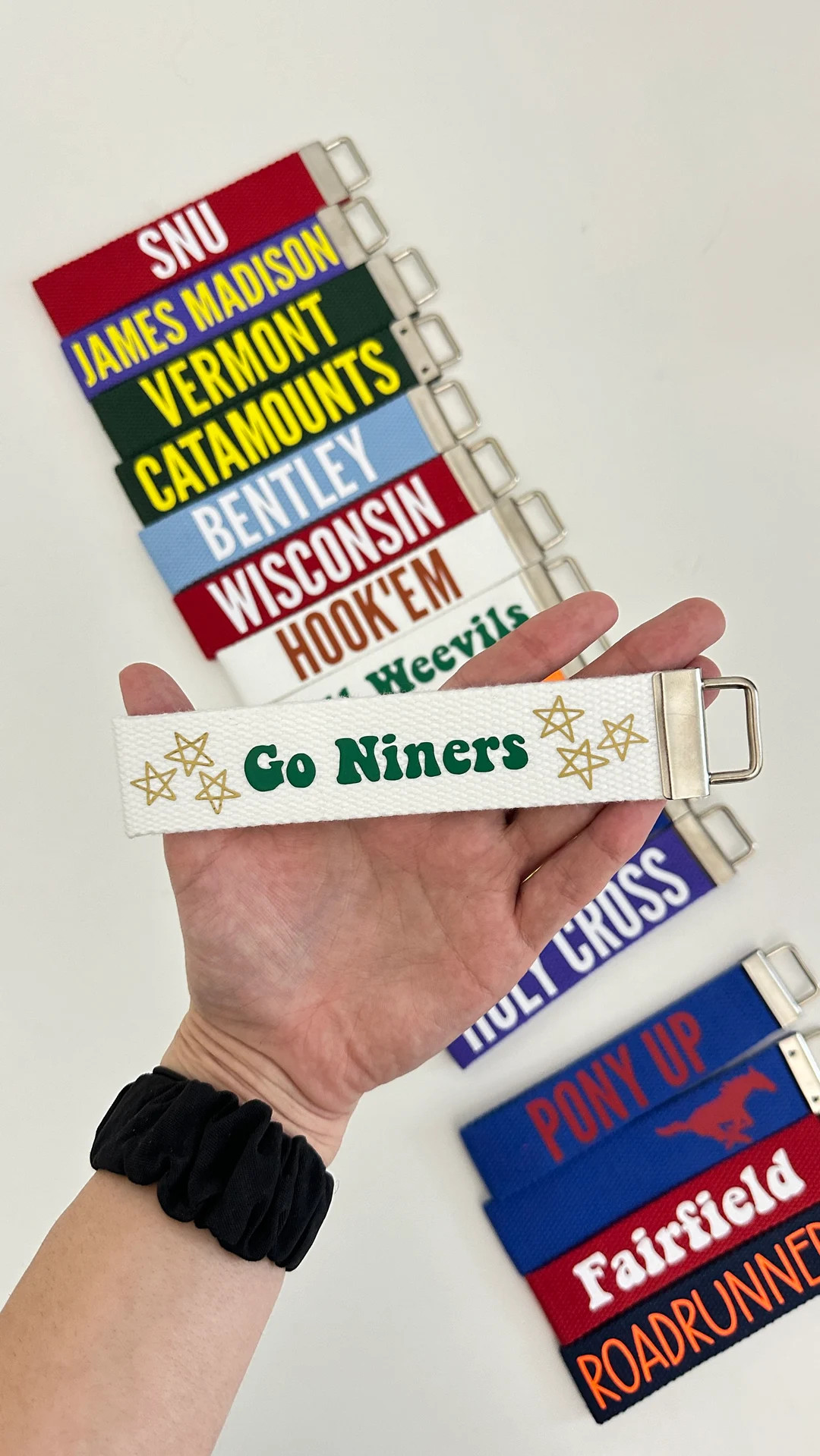 Custom College Keychain Wristlet / College Lanyard / Graduation Gift / Custom Keychain / Preppy K... | Etsy (US)