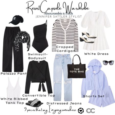 Resort casual a capsule wardrobe with key pieces from Abercrombie and Fitch on sale now

#LTKSale