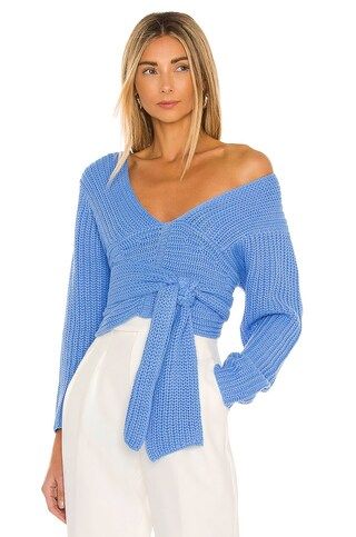 Atoir Perfect Game Knit Sweater in Regatta Blue from Revolve.com | Revolve Clothing (Global)