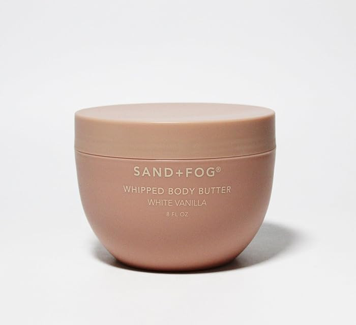 Sand + Fog Whipped Body Butter, White Vanilla Scent, 8 FL OZ | Amazon (US)