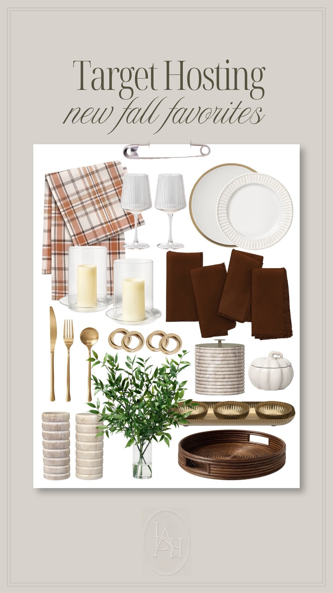 The prettiest fall hosting essentials all from Target! I love how effortlessly easy all of these pieces are. Affordable, functional, and not too formal. Perfect for a low key or dressed up fall dinner!

#LTKHome