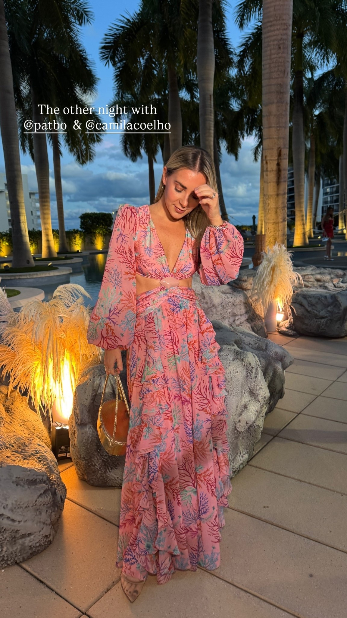 The other night with @patbo & @camilacoelho