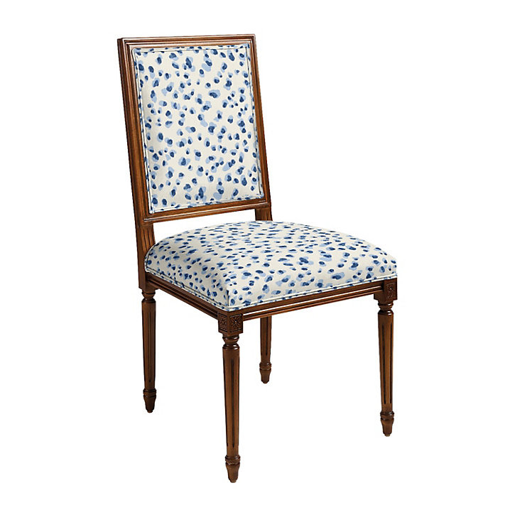 Limited Edition Louis Square Side Chair with Fluted Legs & Carved Details | Ballard Designs, Inc.