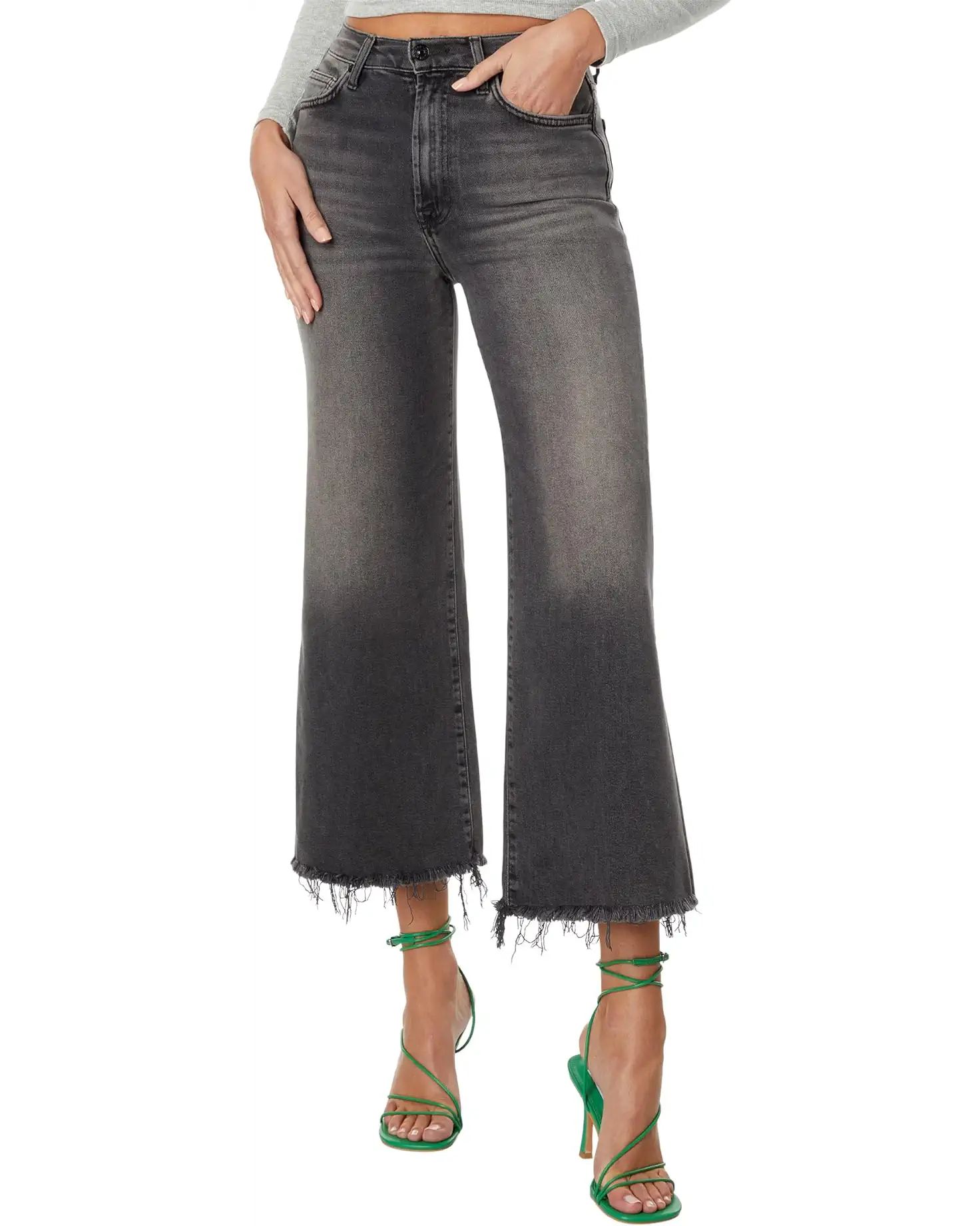 7 For All Mankind Ultra High Rise Cropped Jo in Courage | Zappos
