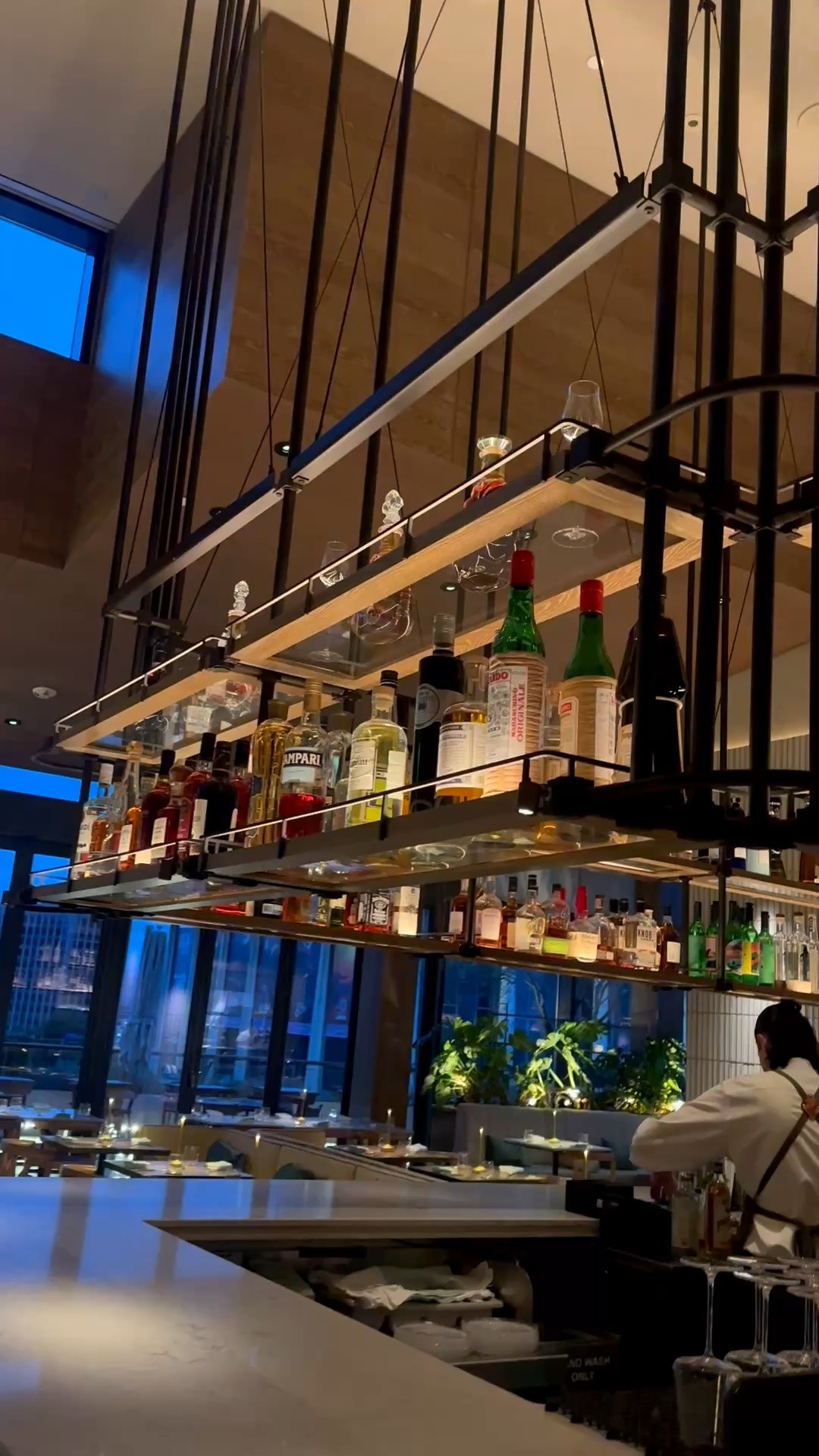 Getting your home ready for entertaining? A ceiling-mounted or wall-mounted bar shelf is such a smart way to create a functional home bar without taking up valuable space.

Moving bottles and glassware upward frees up countertop and floor space while keeping everything easy to see and easy to access. And I love how cool and chic this type of shelving looks—it turns practical storage into a strong design feature.

Whether mounted from the ceiling or along the wall, it’s a stylish way to keep your bar essentials within reach while making the whole space feel more polished and ready for entertaining.

#HomeBar #HomeBarDesign #BarShelving #CeilingMountedShelf #WallMountedShelf #SpaceSavingDesign #BarStorage #WineStorage #GlasswareStorage #EntertainingAtHome #HomeEntertaining #ChicInteriors #ModernHome #InteriorDesign #LTKHome

#LTKdayinmylife #LTKHome