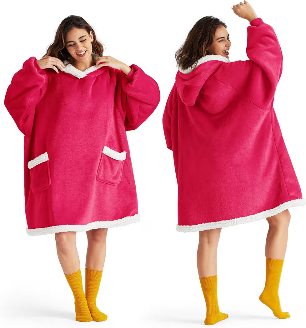 Bedsure Blanket Hoodie, Wearable Blanket Hoodie as Gifts for Mom, Birthday Gifts for Women Kids T... | Amazon (US)