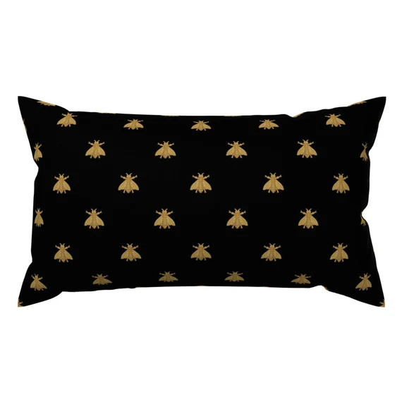 Napoleonic Bees Accent Pillow  Napoleonic Bees Gold Black by | Etsy | Etsy (US)