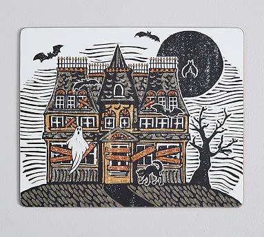 Haunted House Cork Placemats - Set of 4 | Pottery Barn (US)