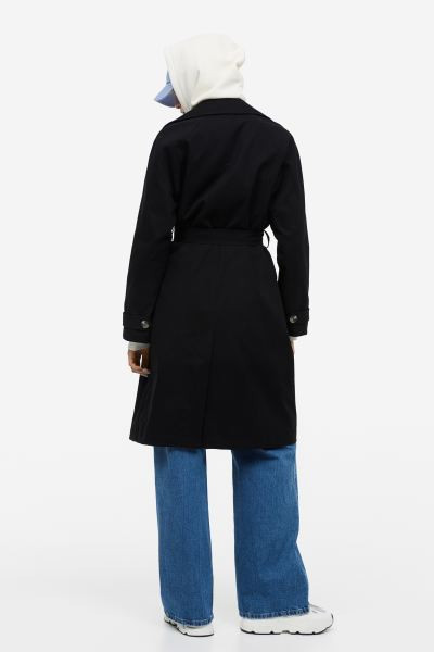 Trenchcoat van katoenen twill | H&M (DE, AT, CH, NL, FI)